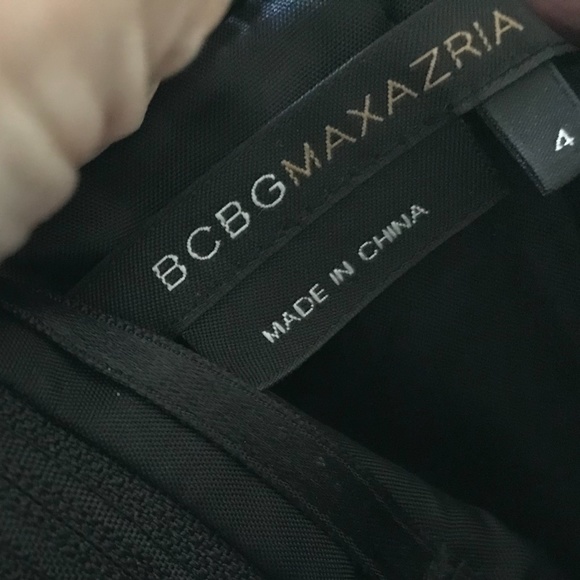 BCBG MAX AZRIA Embroidered Prom Dress / Evening Attire Black & Cream Sz.… - Picture 9 of 10